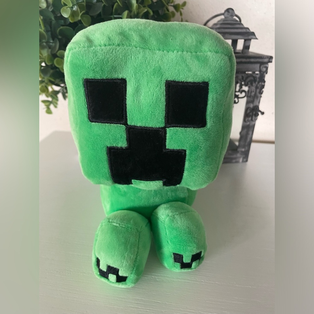 Minecraft Plush 9" Creeper Piggy Coin Bank 2021 Jay Franco Mojang